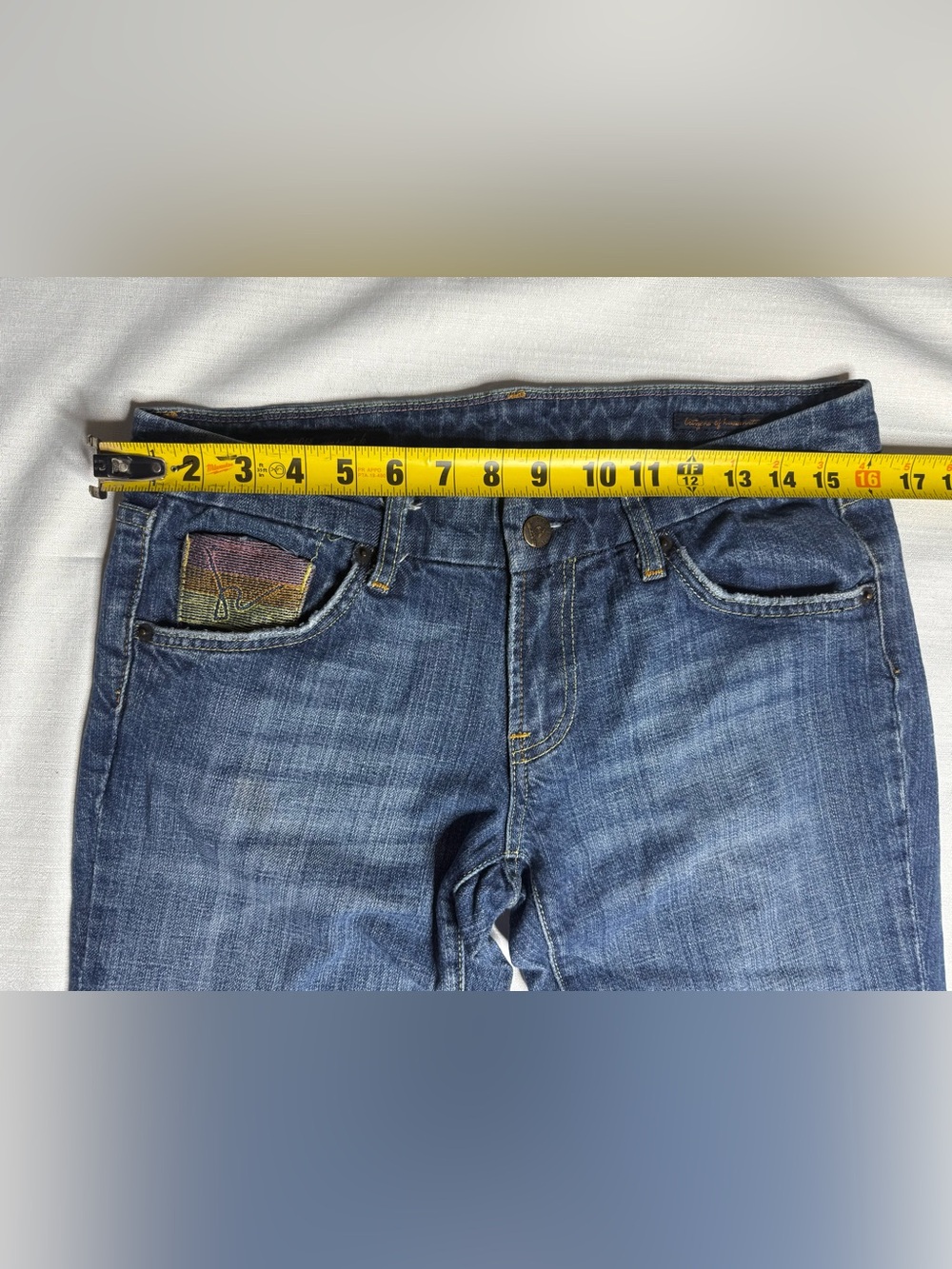 Citizens of Humanity Womens Size 27 Bootcut Linda Denim Jeans Low Rise - Picture 8 of 13